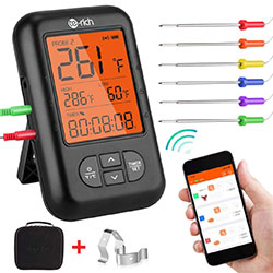 te-rich wireless meat thermometer